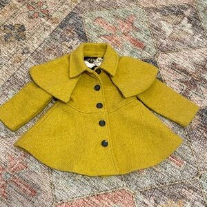Mustard 18 Month Girls Toddler Osh Kosh Pea Coat